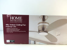 Load image into Gallery viewer, HDC SW1618BN Federigo 48&quot; LED Indoor Brushed Nickel Ceiling Fan

