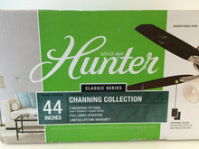 Load image into Gallery viewer, Hunter 51095 Channing 44&quot; Indoor Brushed Nickel Ceiling Fan with Light Kit
