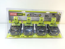 Load image into Gallery viewer, Ryobi P171 18V ONE+ Lithium-Ion Compact Lithium+ Battery Pack 1.5Ah (4-Pack)
