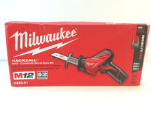 Load image into Gallery viewer, Milwaukee 2420-21 M12 12-Volt Li-Ion Cordless HACKZALL Reciprocating Saw Kit
