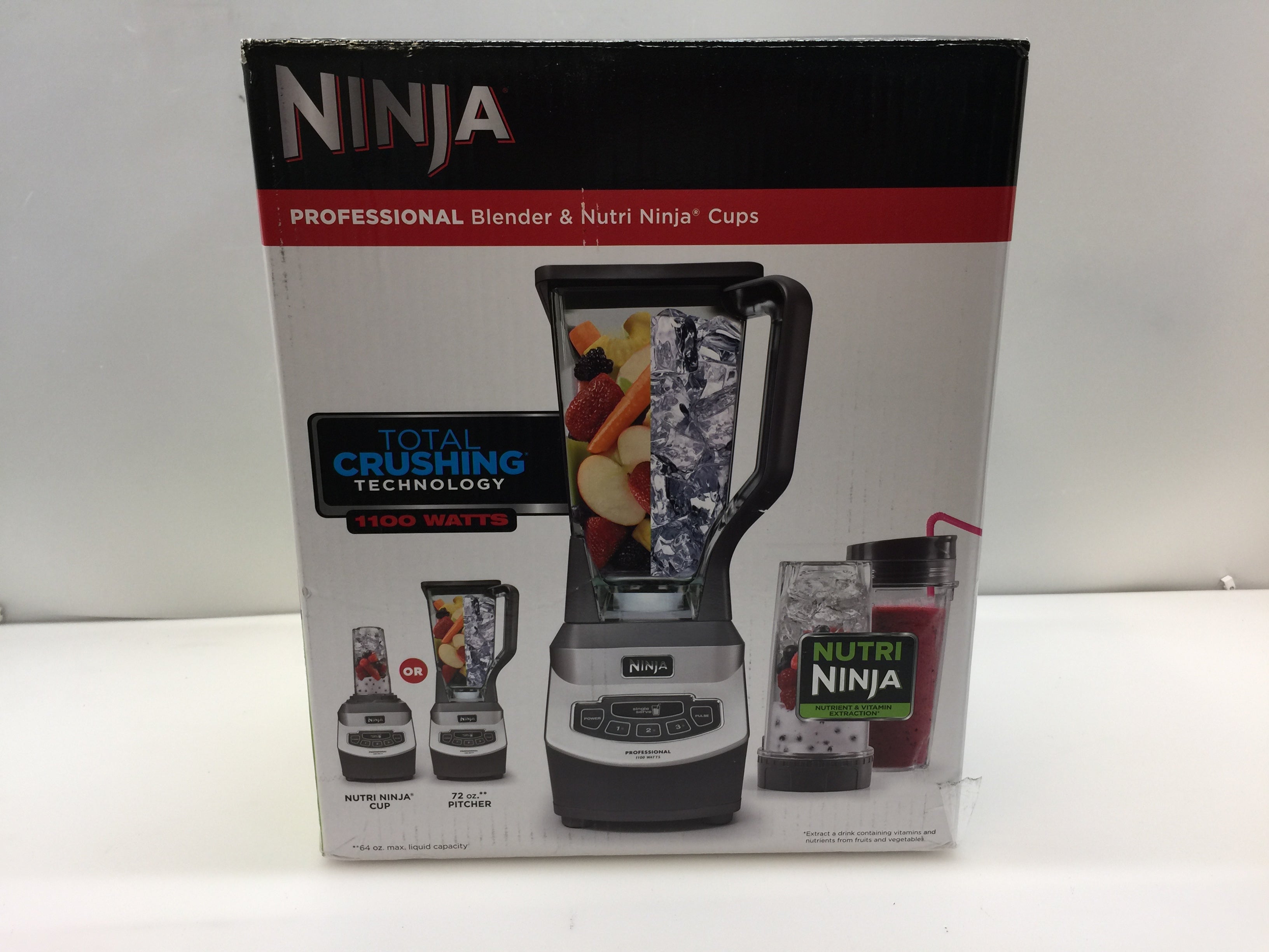 Ninja Professional Blender with Nutri Ninja Cups