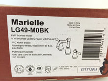 Load image into Gallery viewer, Pfister LG49-M0BK Marielle 8&quot; Widespread 2-Handle Bath Faucet, Brushed Nickel
