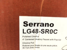 Load image into Gallery viewer, Pfister LG48-SR0C Serrano 4&quot; Centerset 2-Handle Bath Faucet, Polished Chrome
