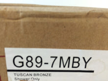 Load image into Gallery viewer, Pfister G89-7MBY Marielle 1-Handle 1-Spray Shower Faucet, Tuscan Bronze
