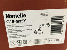 Load image into Gallery viewer, Pfister G15-M95Y Marielle 1-Spray 6.06 in. Fixed Shower Head, Tuscan Bronze
