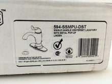 Load image into Gallery viewer, Delta 594-SSMPU-DST Linden 1-Hole 1-Handle Bathroom Faucet, Stainless
