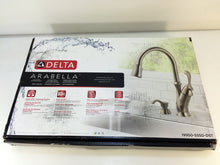 Load image into Gallery viewer, Delta 19950-SSSD-DST Arabella 1-Handle Pull-Down Spray Kitchen Faucet Stainless
