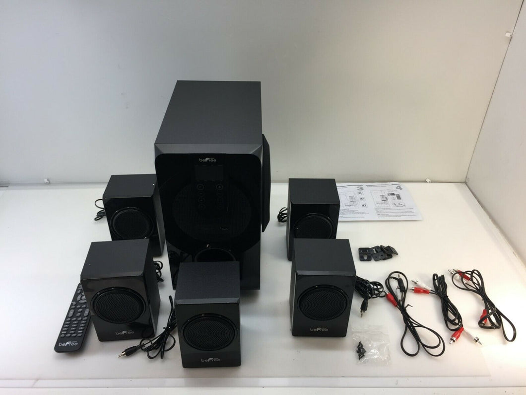 beFree Sound BFS-460 5.1 Channel Surround Sound Bluetooth Speaker System