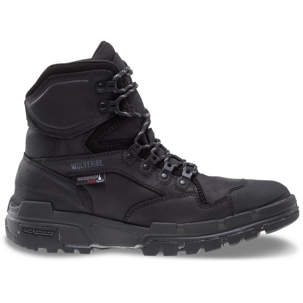 Wolverine Legend W10613 Men's Size 10M Black Full-Grain Leather Waterproof Boots