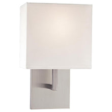 Load image into Gallery viewer, George Kovacs P470-084 1-Light Brushed Nickel Wall Sconce

