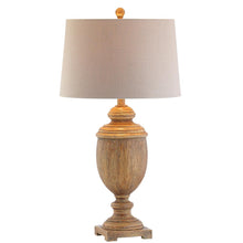 Load image into Gallery viewer, JONATHAN Y JYL1007A Kennedy 30.5 in. H Brown Faux Wood Resin Table Lamp
