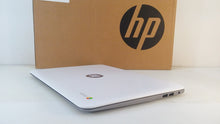 Load image into Gallery viewer, Hp Chromebook 14-ak040nr 14&quot; Intel Celeron N2840 2.16Ghz 4GB 16GB eMMC Silver
