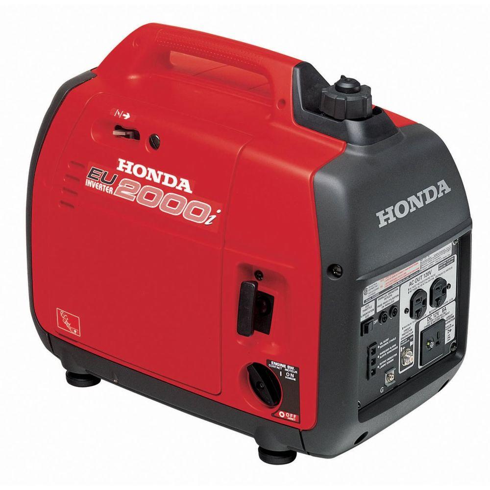 Honda EU2000i 2,000-Watt Quiet Gasoline Powered Portable Inverter Generator