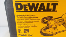 Load image into Gallery viewer, DeWalt DWM120K Heavy Duty 10 Amp Deep Cut Portable Band Saw Kit
