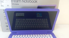 Load image into Gallery viewer, Hp Stream 14-ax020wm Notebook 14&quot; Celeron N3060 1.6Ghz 4GB 32GB eMMC Purple
