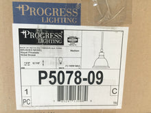 Load image into Gallery viewer, Progress Lighting P5078-09 Madison 1-Light Brushed Nickel Mini Pendant
