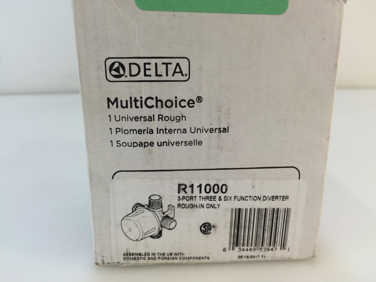 Delta R11000 Tub/Shower Diverter Rough-In Kit – NT Electronics LLC