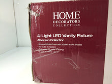 Load image into Gallery viewer, HDC 28025-HBU Alberson 4-Light Brushed Nickel LED Bath Bar Light 1001514599
