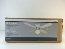 Load image into Gallery viewer, Hampton Bay UB42SWH-SH Littleton 42&quot; White Ceiling Fan 270614
