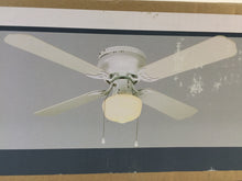 Load image into Gallery viewer, Hampton Bay UB42SWH-SH Littleton 42&quot; White Ceiling Fan 270614
