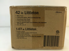 Load image into Gallery viewer, Hampton Bay UB42SWH-SH Littleton 42&quot; White Ceiling Fan 270614
