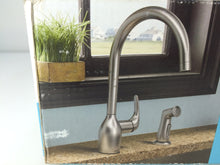 Load image into Gallery viewer, MOEN 87735SRS Essie 1-Handle Standard Sprayer Kitchen Faucet Stainless
