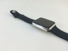 Load image into Gallery viewer, Apple Watch MJ3V2LL/A 42mm Stainless Steel Case Black Sport Band
