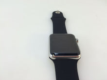 Load image into Gallery viewer, Apple Watch MJ3U2LL/A 42mm Stainless Steel Case Black Sport Band
