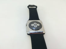 Load image into Gallery viewer, Apple Watch MJ3U2LL/A 42mm Stainless Steel Case Black Sport Band
