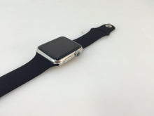 Load image into Gallery viewer, Apple Watch MJ3U2LL/A 42mm Stainless Steel Case Black Sport Band
