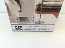 Load image into Gallery viewer, Alsy 20052-000 60.75 in. Brushed Nickel Dual Arm LED Floor Lamp
