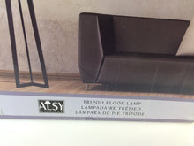 Load image into Gallery viewer, Alsy 19226-001 58 in. Black Tripod Floor Lamp with Shade
