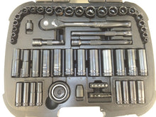 Load image into Gallery viewer, HUSKY H10060MTS 60-Pcs 1/4&quot; 3/8&quot; DRIVE Universal Mechanics Tool Set 1001380424
