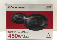 Load image into Gallery viewer, (1-pair) Pioneer TS-900M 6&quot; x 9&quot; 4-way Coaxial Speakers 450W Max Power, NOB
