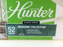 Load image into Gallery viewer, Hunter 53322 Newsome 52&quot; Indoor/Outdoor Fresh White Ceiling Fan
