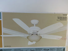 Load image into Gallery viewer, Hampton Bay 52372 52&quot; Southwind Indoor Matte White Ceiling Fan 813545
