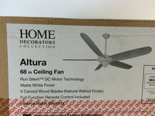 Load image into Gallery viewer, Home Decorators Collection 68682 Altura DC 68&quot; Matte White Ceiling Fan 734746
