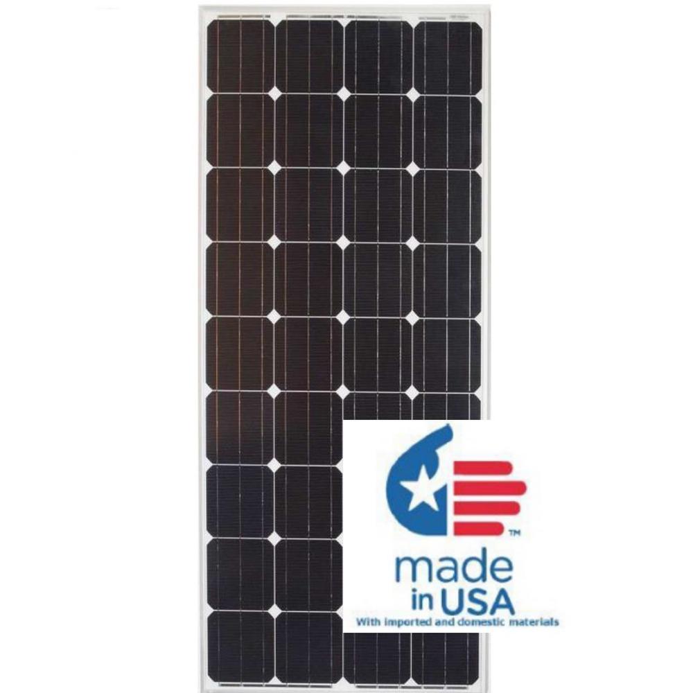 Grape Solar 180-Watt Monocrystalline PV Solar Panel for RV's GS-STAR-180W-US