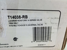 Load image into Gallery viewer, Delta T14038-RB Lahara Monitor Temp. Control Valve Trim Kit, Venetian Bronze
