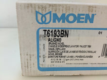 Load image into Gallery viewer, MOEN T6193BN Align 8&quot; Widespread 2-Handle Bath Faucet Trim Kit, Brushed Nickel
