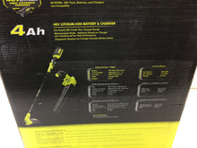 Load image into Gallery viewer, RYOBI RY40930 40V Li-Ion 12&quot; Cordless String Trimmer &amp; Jet Fan Blower Combo Kit
