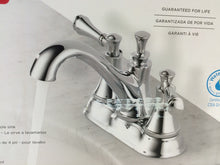 Load image into Gallery viewer, Delta 25713LF-ECO Silverton 4 in. Centerset 2-Handle Bathroom Faucet in Chrome
