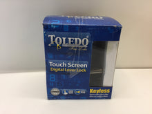 Load image into Gallery viewer, Toledo Fine Locks V190TBIUS15 Stainless Steel Touch Screen Digital Lever Lock
