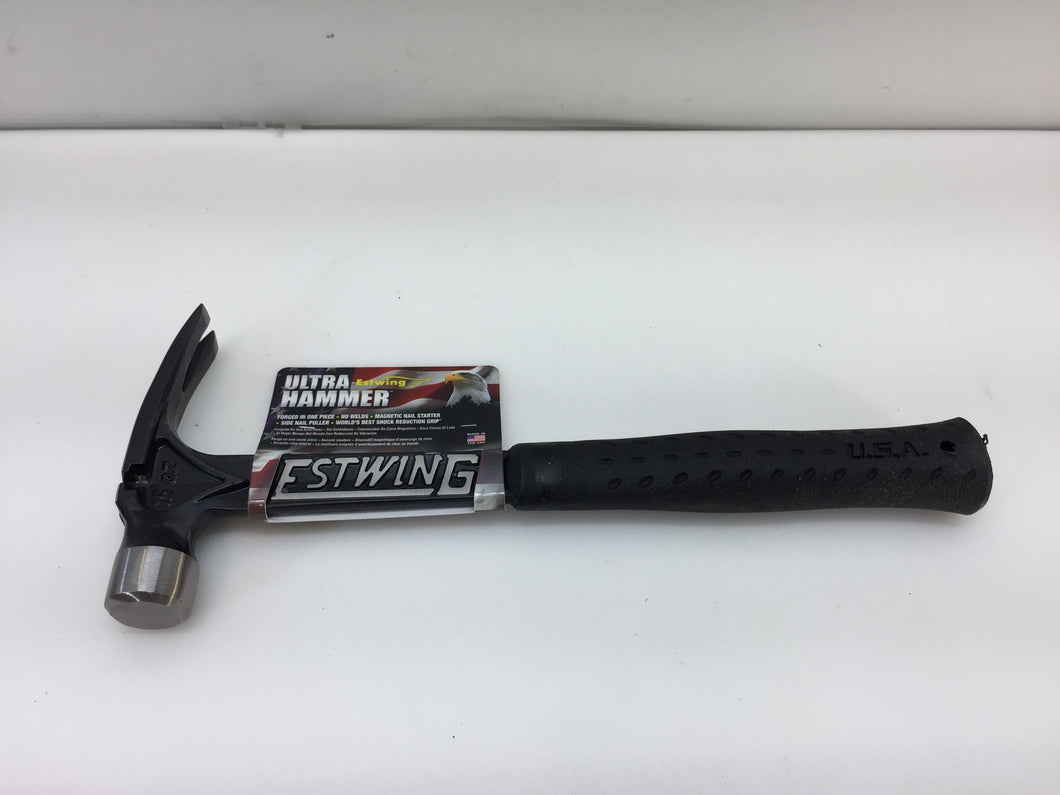 Estwing EB-15SR 15 oz. Black Vinyl Gripped Ultra Short Handle