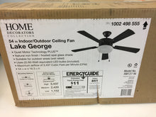 Load image into Gallery viewer, HDC AM127-NI Lake George 54&quot; LED Natural Iron Ceiling Fan 1002498555
