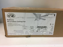 Load image into Gallery viewer, Hampton Bay 14929 Andross 48 in. Indoor White Ceiling Fan 1000562131
