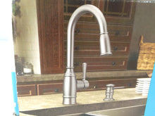 Load image into Gallery viewer, MOEN 87791SRS Noell Sprayer Kitchen Faucet Spot Resist Stainless 1002148008
