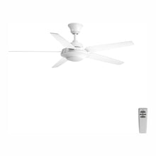 Load image into Gallery viewer, Progress Lighting P2539-3030K Signature Plus II 54&quot; White Minimalist Ceiling Fan
