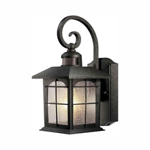 Load image into Gallery viewer, HDC HB7251MA-292 Brimfield 180° 1-Light Aged Iron Motion-Sensing Lantern Sconce
