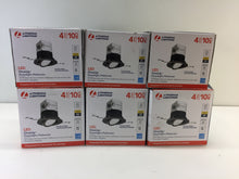 Load image into Gallery viewer, (6pk) Lithonia Lighting 4JBK ADJ 30K 90CRI ORB 4&quot; Recessed Kit Oil Rubbed Bronze
